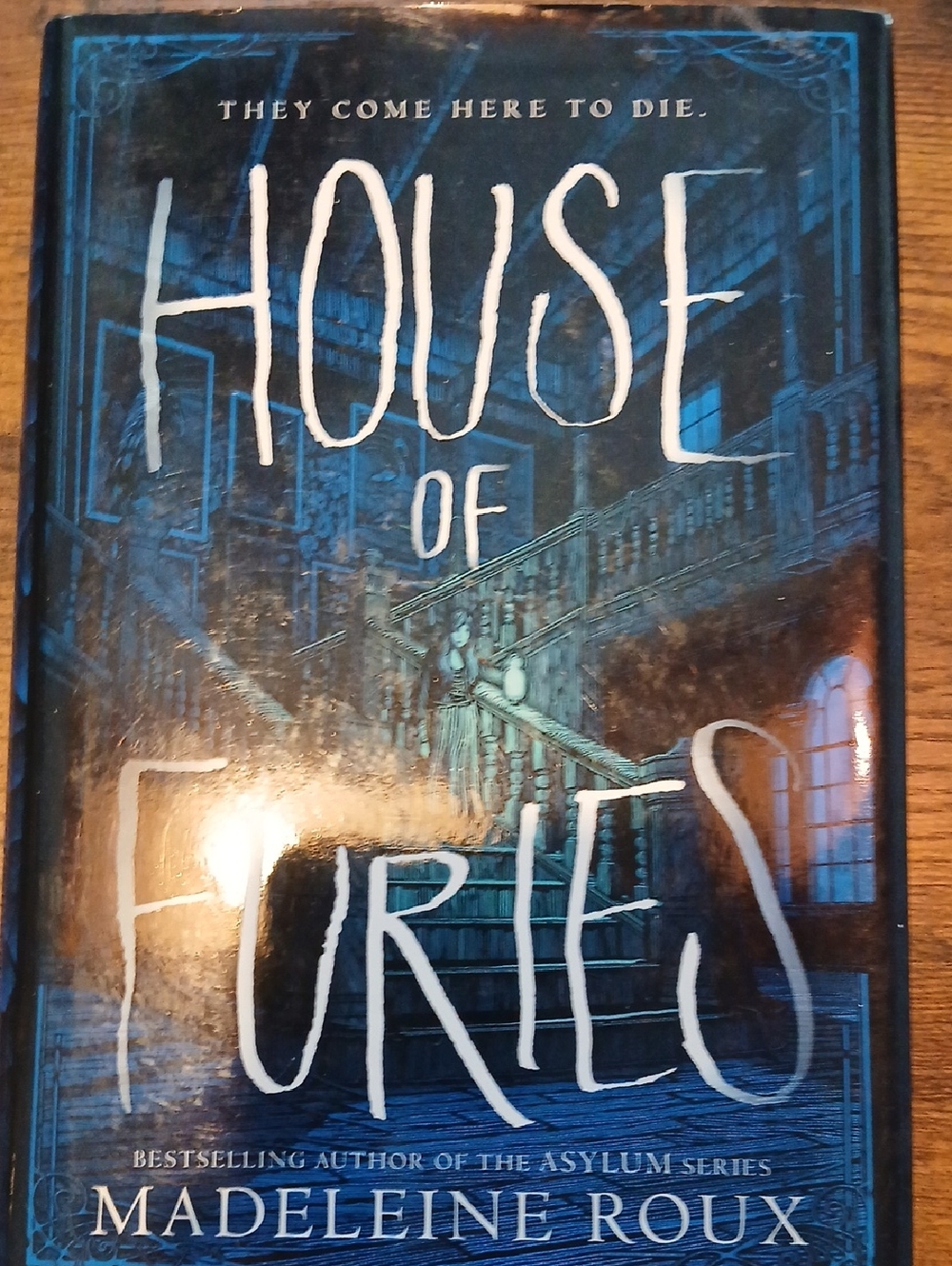 House of Furies by Madeleine Roux - Blue Hardcover Thriller